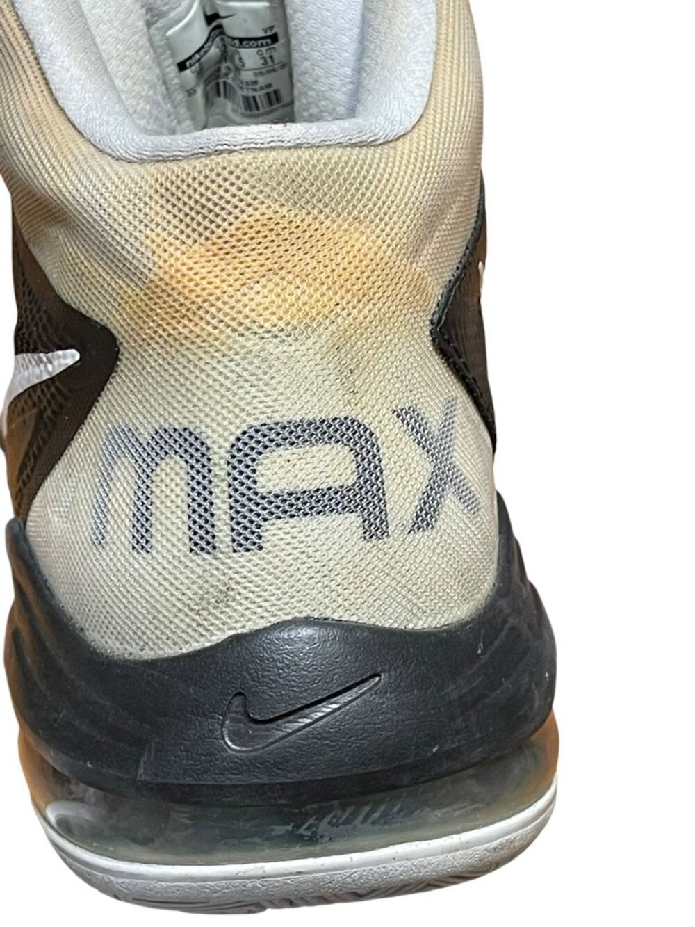 Nike Air Max Audacity Basketball Shoes Black & White Mens Size 13 Athletic Sneak - Picture 10 of 10